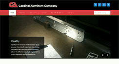 Desktop Screenshot of cardinalaluminum.com