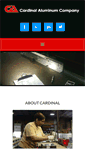 Mobile Screenshot of cardinalaluminum.com